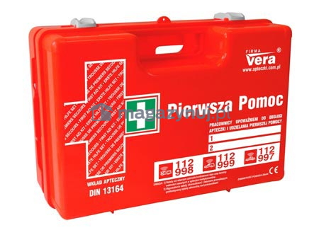 Apteczka przemysłowa w pudełku z tworzywa ABS DIN 13157 PLUS