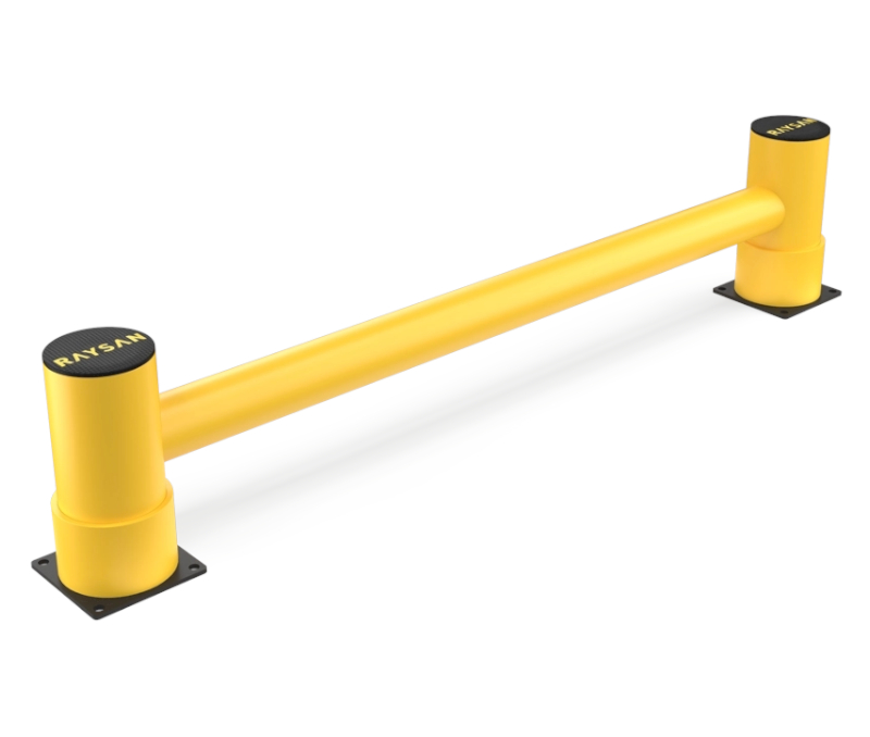 Bariera ochronna końca regału 1R Zetta wym. 1200 x 460 mm
