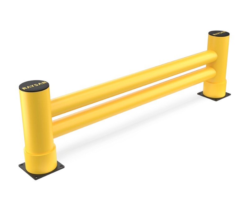 Bariera ochronna końca regału 2R Zetta wym. 1200 x 670 mm