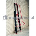 Drabina magazynowa TAURUS TME (wys. 140 cm, 6 stopni)