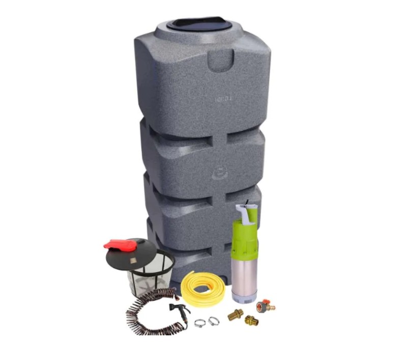 Gotowy zestaw do podlewania 1000 l BK marmurkowy z pompą Multi Diver Evo z sitem