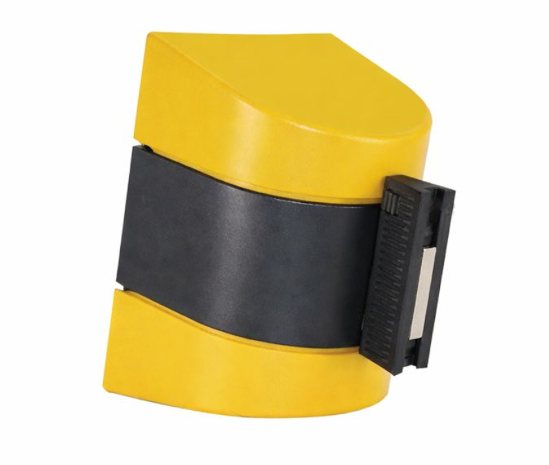 Kaseta przemysłowa, ścienna, magnetyczna z taśmą żółto-czarną, 10 m Versatec V-FLOW Wall XLM 10