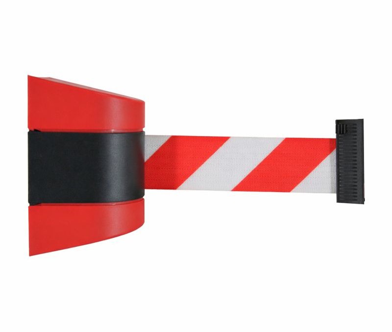 Kaseta przemysłowa, ścienna, na śruby z taśmą czerwono-biała, 10 m Versatec V-FLOW Wall XL 10