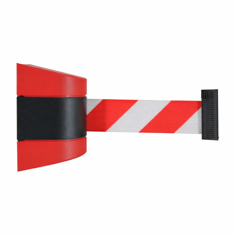 Kaseta ścienna, magnetyczna z taśmą czerwono-białą 5m, 10 m Versatec V-FLOW Wall - zapięcie magnetyczne