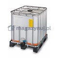 Kontener IBC 1000 l UN EX 150/50 na palecie z tworzywa sztucznego do alkoholu (wym. 1200 x 1000 x 1163 mm)