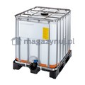 Kontener IBC 1000l UN 150/50 na palecie z tworzywa sztucznego do oleju (wym. 1200 x 1000 x 1163 mm)