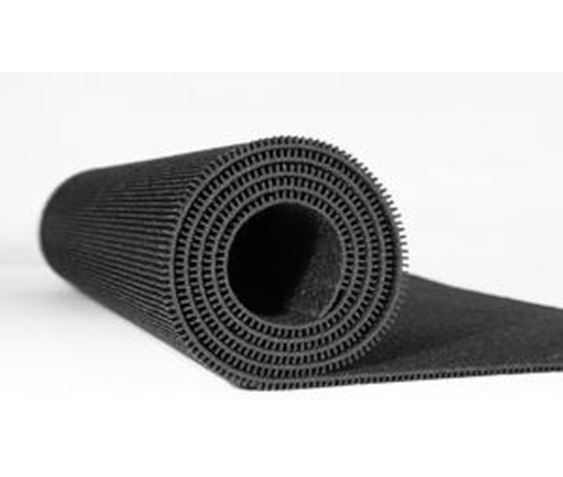 Mata gumowa ryflowana REKOLINE rolka, wym. 1,2 x 10 m - grubość 5 mm