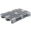 Paleta plastikowa EURO H1 1200 x 800 mm z płozami (bortnice na krawędziach)