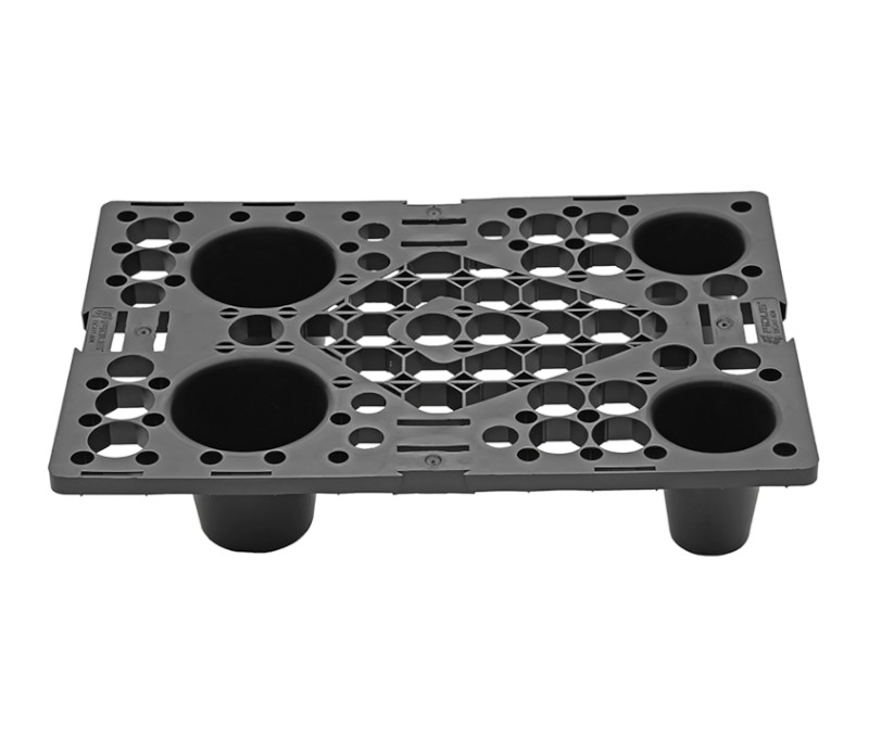 Paleta plastikowa Fidus Light 600 x 400 mm na stopach, ażurowa