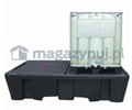 Paleta wychwytowa o pojemności 1130 l, mag. 2*IBC/KTC, wym. 2450 x 1450 x 575 mm