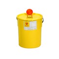 Plastikowy pojemnik na odpady ostre z otworem wrzutowym, poj. 20l	