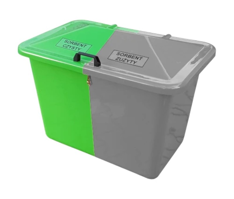 Pojemnik na sorbent dwudzielny, PZH (pojemność 220 l)