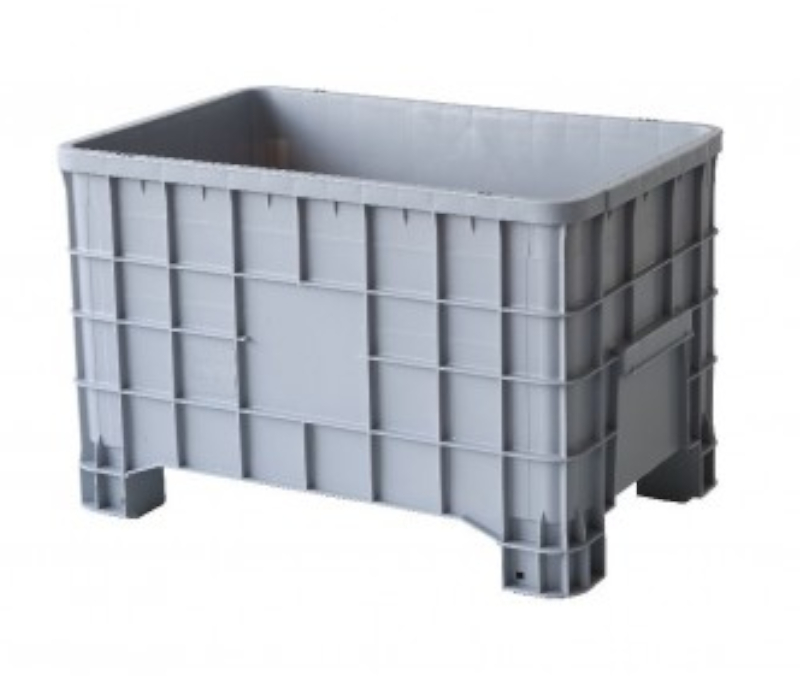 Pojemnik plastikowy szary na 4 stopach wym. 990x635x650 mm - 280 l CT-F