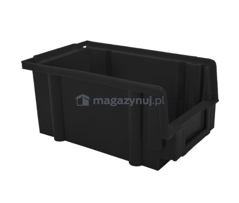 Pojemnik plastikowy, warsztatowy, kuweta z recyklingu, Wym: 149x89x69mm 