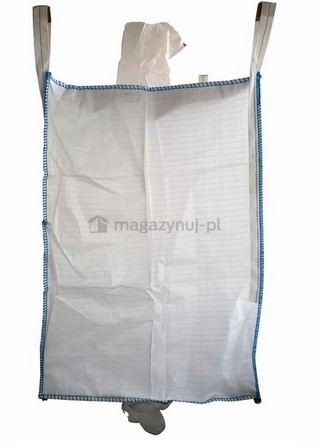 Powlekany worek wielkogabarytowy BIG BAG 5. 4 uchwyty, wym. 900x900x1200mm - 20 szt.