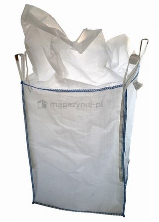 Powlekany worek wielkogabarytowy BIG BAG 7. 4 uchwyty, wym. 900x900x1200 mm - 20 szt.