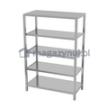 Regał warsztatowy (wym. 1350 x 2000 x 600 mm, ładowność 200 kg na półkę) 