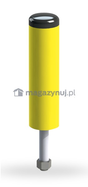 Słupek ochronny z PVC ze stalowym rdzeniem (wysokość 266 mm)