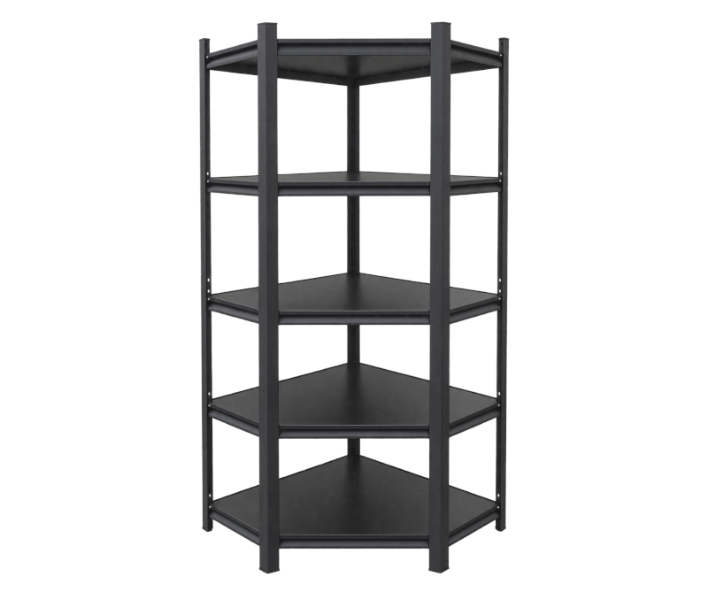 Stalowy regał magazynowy, 5 półek, wym. 200 x 40 x 40 cm, 150 kg na półkę