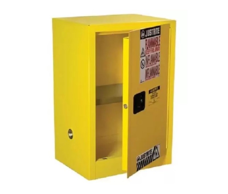 Szafa bezpieczeństwa na płyny łatwopalne 45l żółta FM OSHA NFPA wym. 591 x 457 x 889 mm