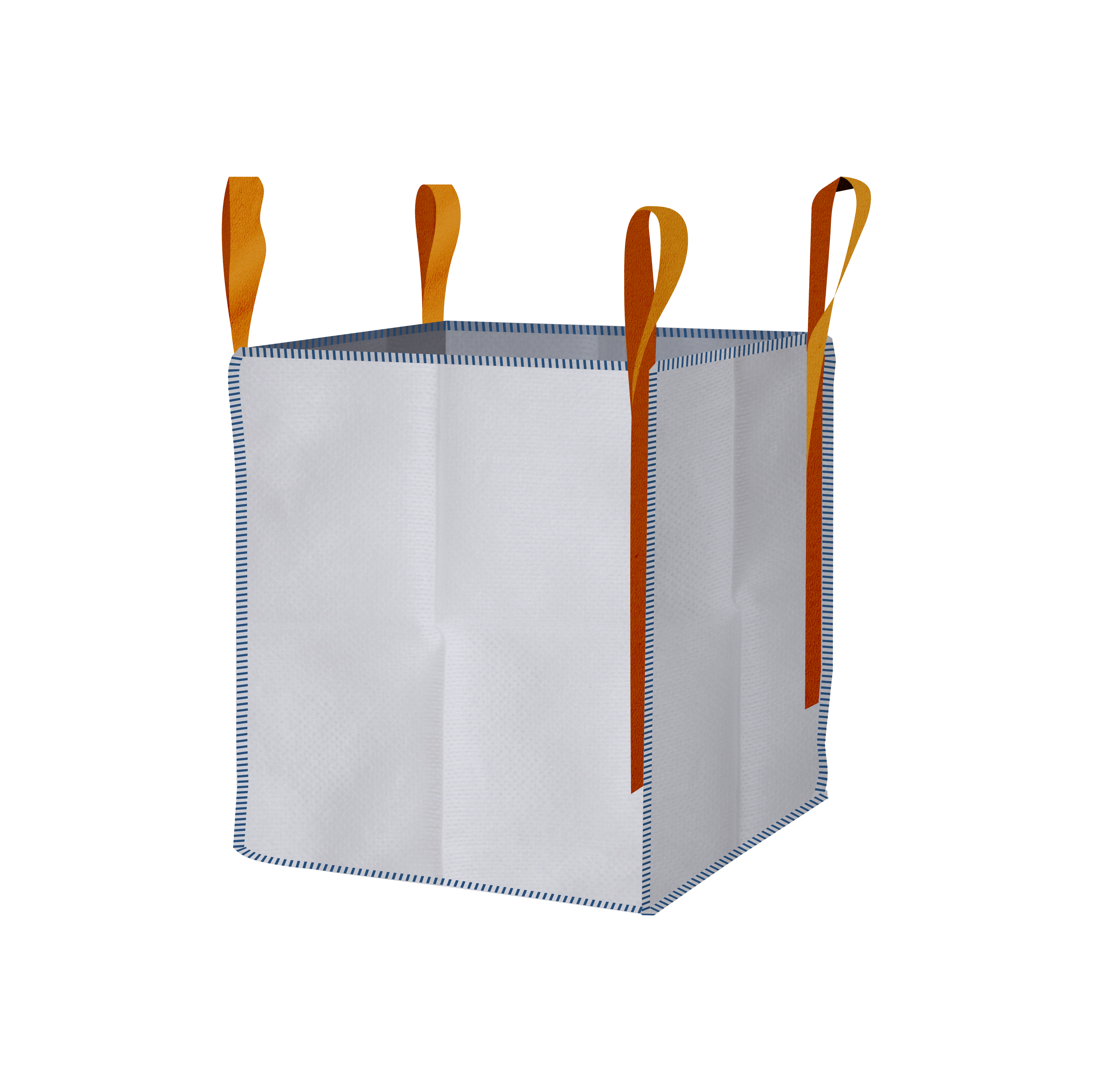 Worek BIG BAG 4 uchwyty, góra otwarta, dno zamknięte (wym. 700 x 1100 x 1200 mm)