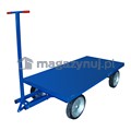 Wózek platformowy, platforma z blachy 3mm. Wym. 1000x2000mm