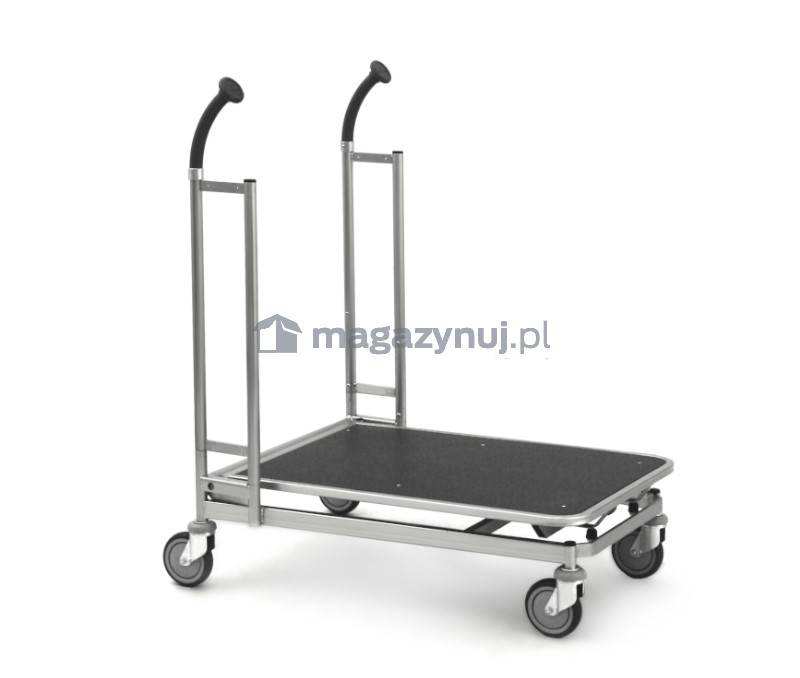 Wózek transportowy Carry 80, platforma drewniana