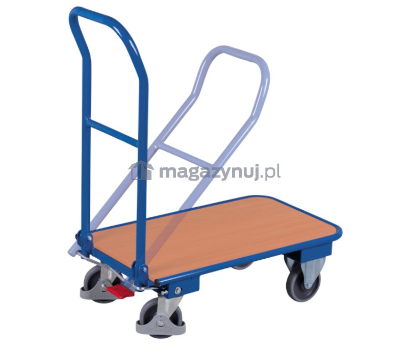 Wózek ze składaną poręczą 995x600x980 wys. - nośność 250 kg