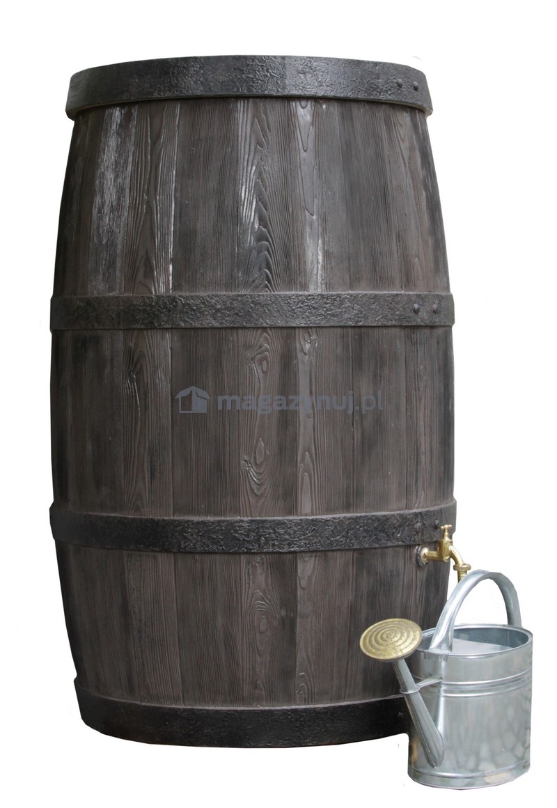 Zbiornik na deszczówkę 500 l, beczka Burgund (wym. 118 x 78 cm)
