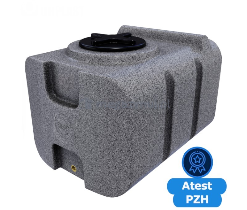 Zbiornik plastikowy 200 l SK marmurowy (wym. 79 x 61 x 56 cm)