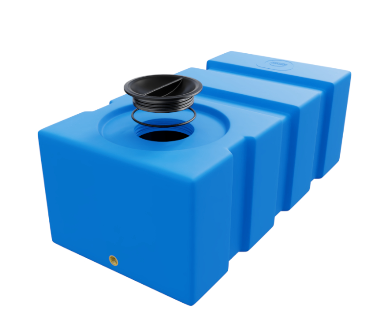 Zbiornik plastikowy 80 l P niebieski, transportowy (wym. 78 x 39 x 28 cm)
