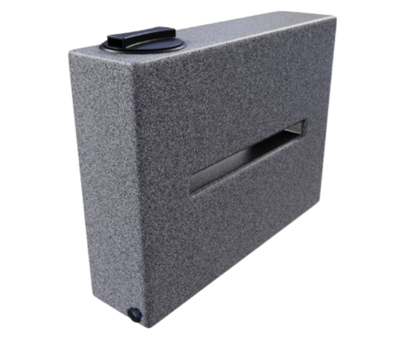 Zbiornik plastikowy 80 l SPV marmurkowy transportowy (wym. 80 x 20 x 60 cm)