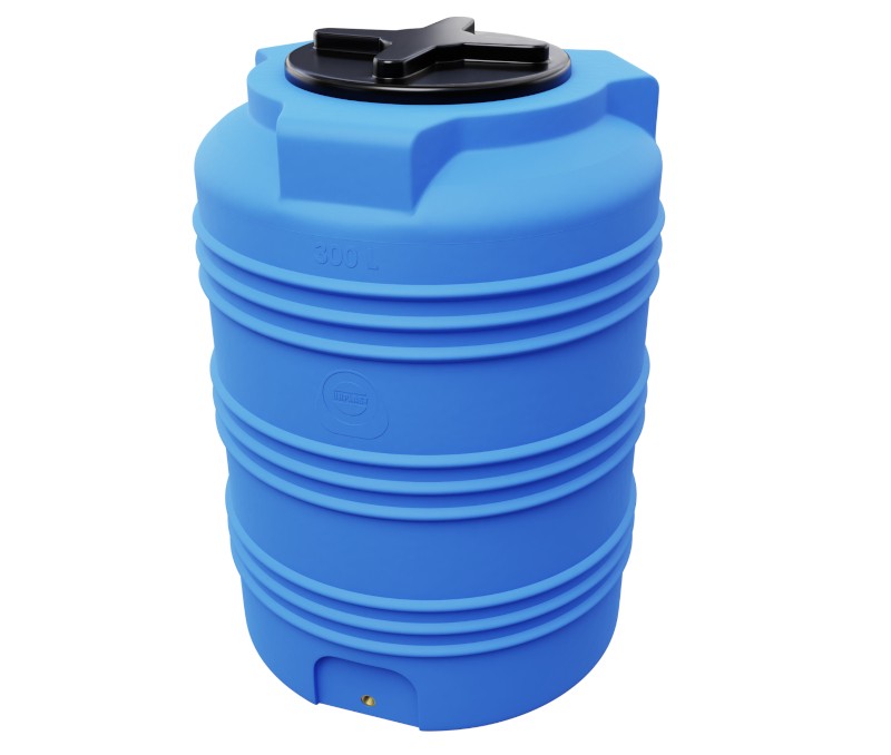 Zbiornik plastikowy, beczka 300 l (średnica: 67 cm)