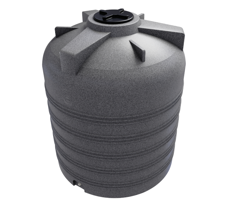Zbiornik plastikowy, beczka 3000 l marmurkowy (średnica: 153 cm)