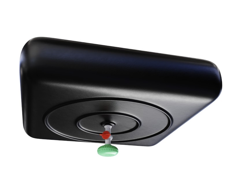 Zbiornik prysznicowy ze słuchawką 160L SHOWER-160 Czarny  