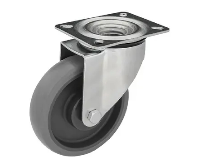 Zestaw kołowy skrętny KPE-WTE-160K1 - nośność 220 kg, łożysko kulkowe, fi 160 mm 