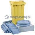 Zestaw sorbentów, mobilny Whelly 120 - sorbenty do oleju (absorpcja 112 l)