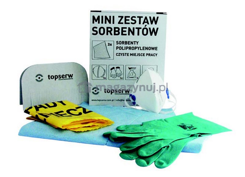 Zestaw startowy MINI, sorbent tylko do oleju (absorpcja 1,5 l)