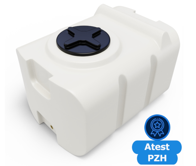 Zbiornik plastikowy 100 l SK biały (wym. 69 x 48 x 43 cm)