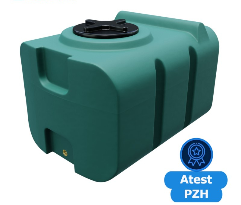 Zbiornik plastikowy 100 l SK zielony (wym. 69 x 48 x 43 cm)