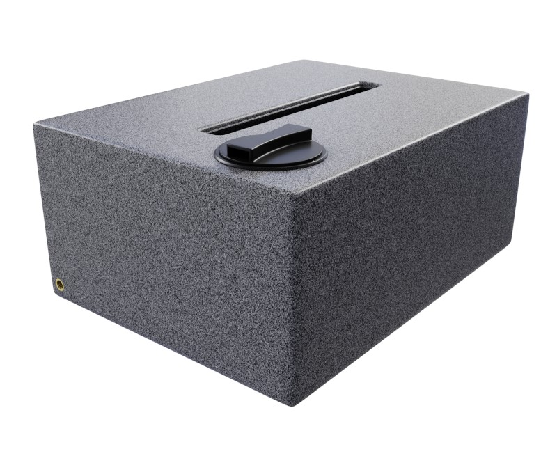 Zbiornik plastikowy 130 l SP marmurkowy transportowy (wym. 80 x 60 x 35 cm)