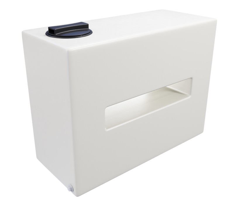 Zbiornik plastikowy 130 l SPV biały transportowy (wym. 80 x 35 x 60 cm)